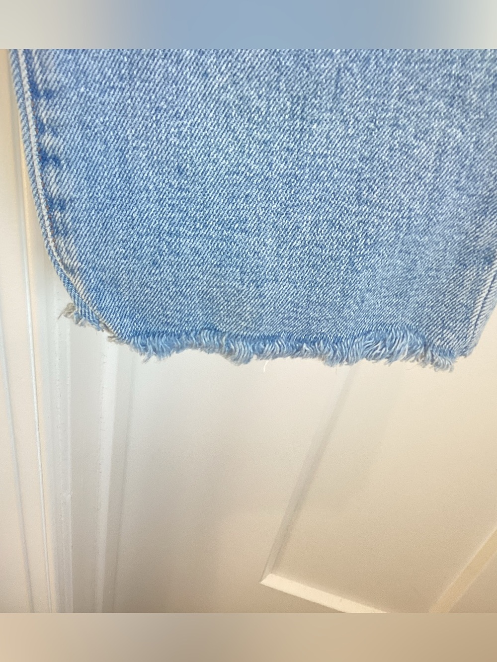 Madewell Perfect Vintage Jean High Rise Distressed Light Blue Denim 29 - Picture 6 of 12